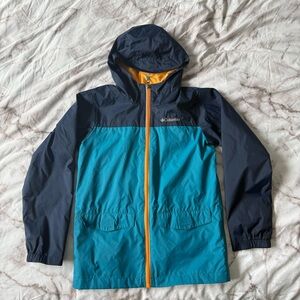 Columbia Kids' Blue and Navy Wind Breaker Jacket size Medium